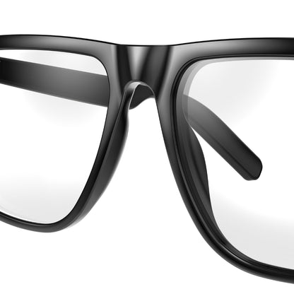 Coxsmart CS300 Smart Glasses: Stylish UV-Adaptive Lens, Bluetooth Music &amp; Voice Control, Anti-Blue Light, Fitness Tracker with App Sync 